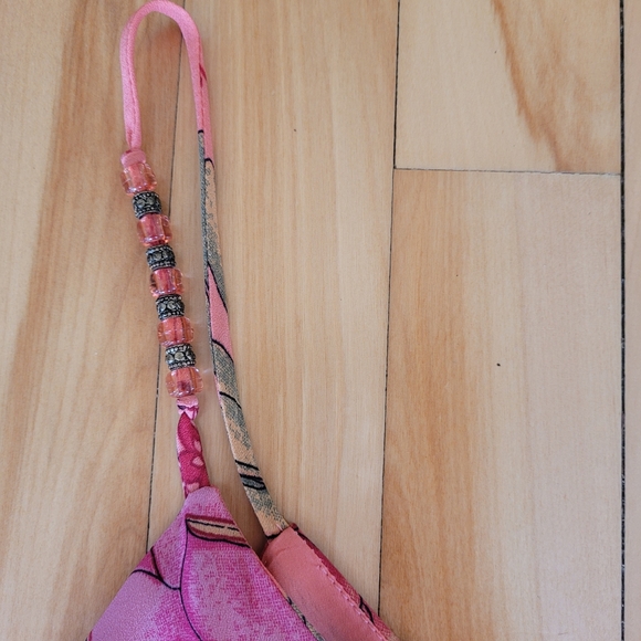 Kathy Lee Floral Salmon 90s dress size 14 - Picture 4 of 6